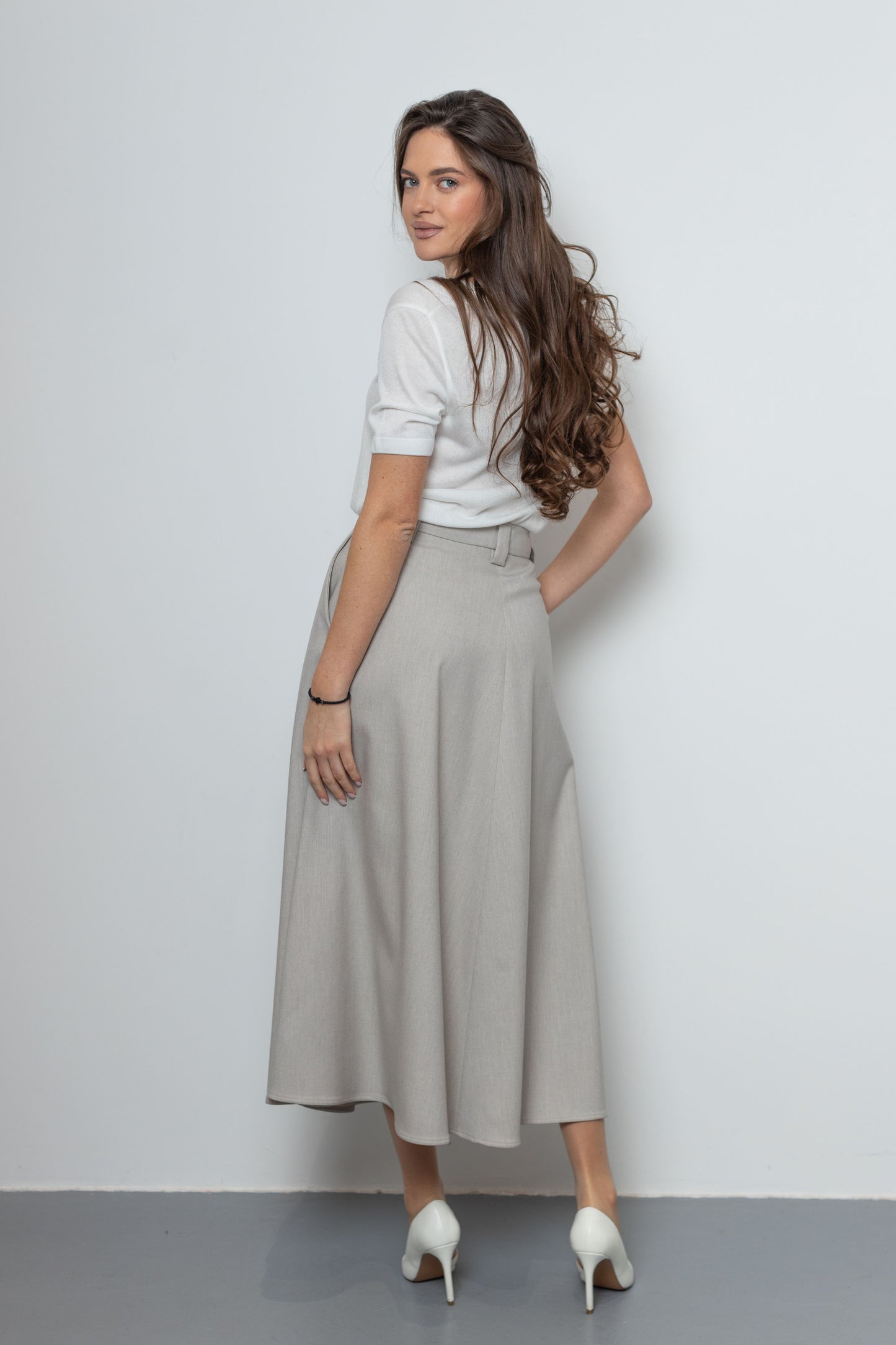 Спідниця ДП-89 Світло-сірий