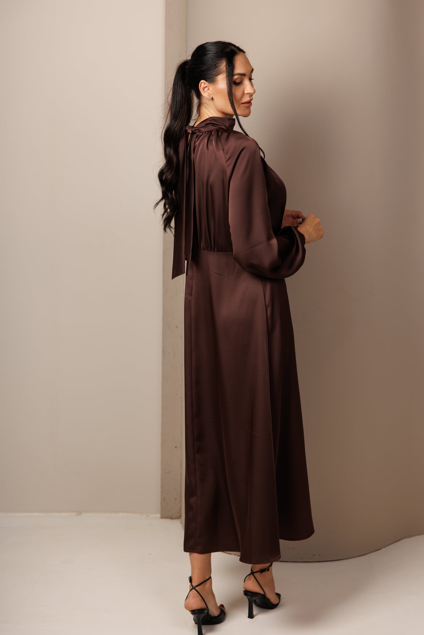 Dress DP-91 Chocolate