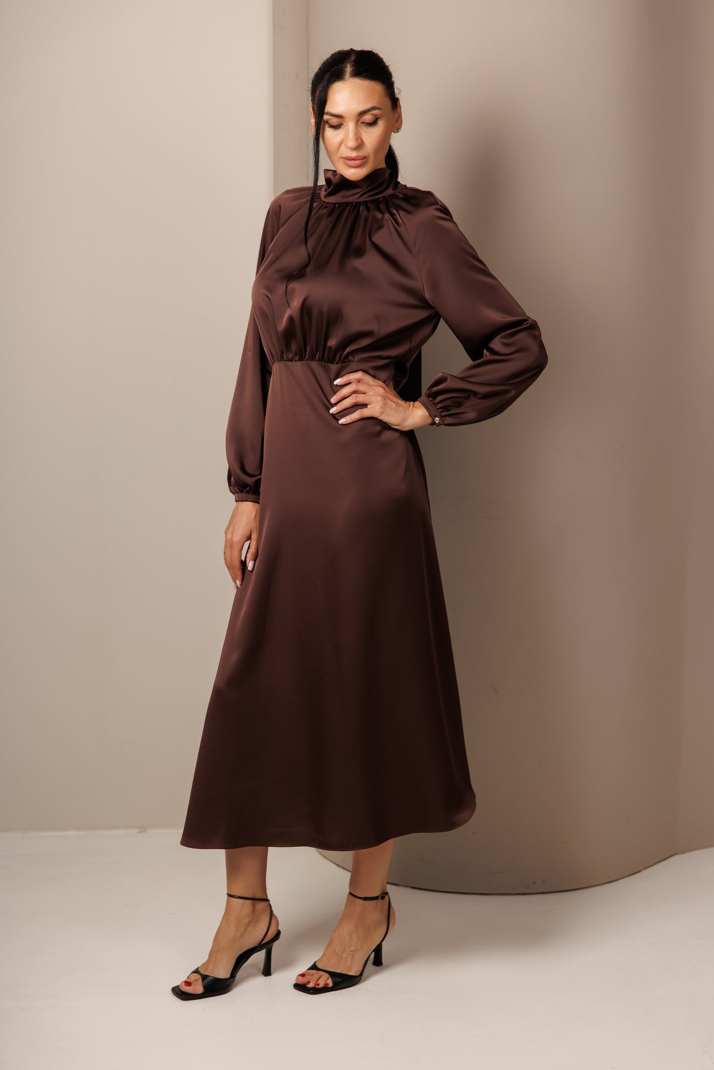 Dress DP-91 Chocolate